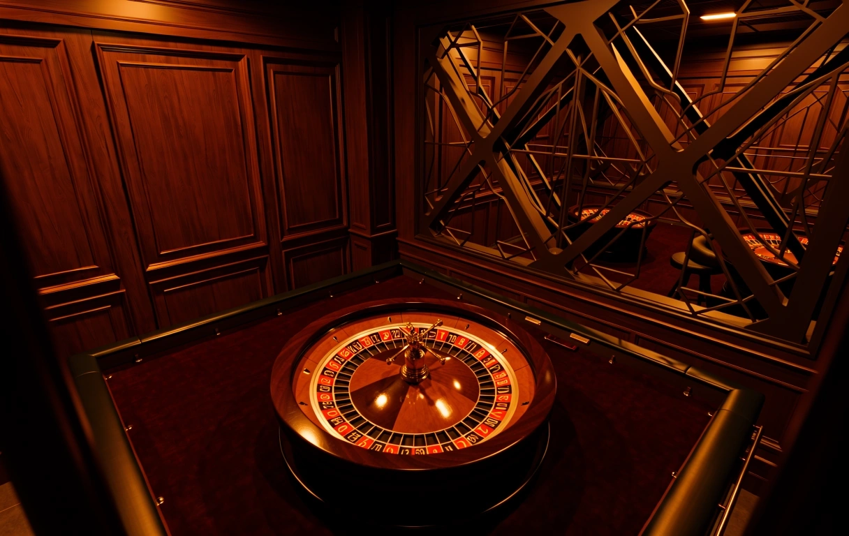 Interior arquitectónico de casino